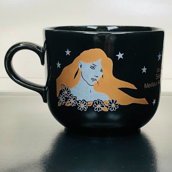 𝅺Retro French Zodiac Virgo Vierge Kilncraft England Stoneware Coffee Mug - Picture 4 of 10